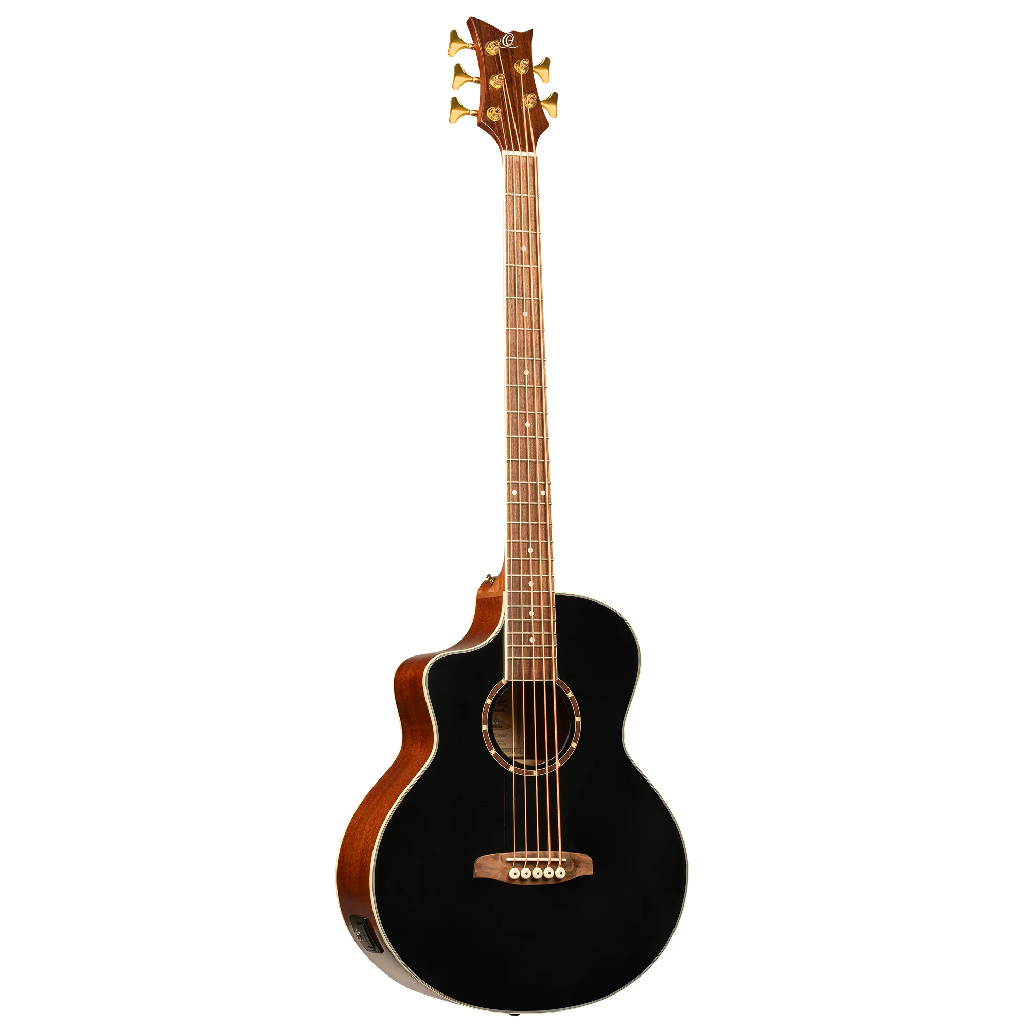 D8CE-5-L 5-Saiter Akustikbass Lefhand